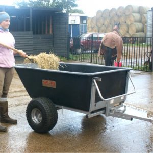 Large Capacity Plastic Equestrian Tipping Trailer