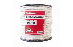 7mm Professional 6 strand rope 200m White