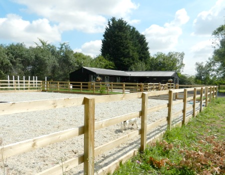 Wooden stables and arena – case study from Suffolk
