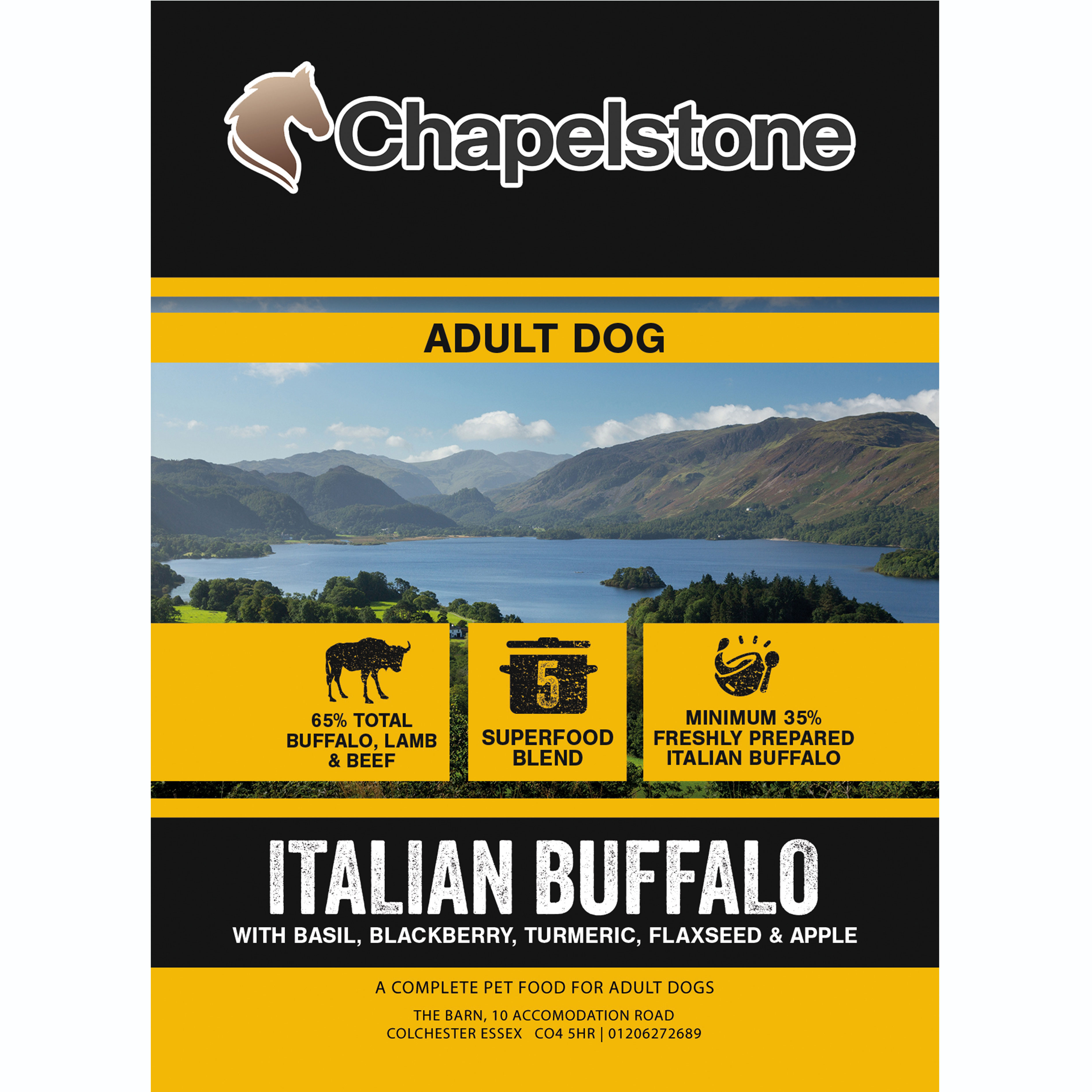 Chapelstone Dog Superfood - Italian Buffalo, Adult