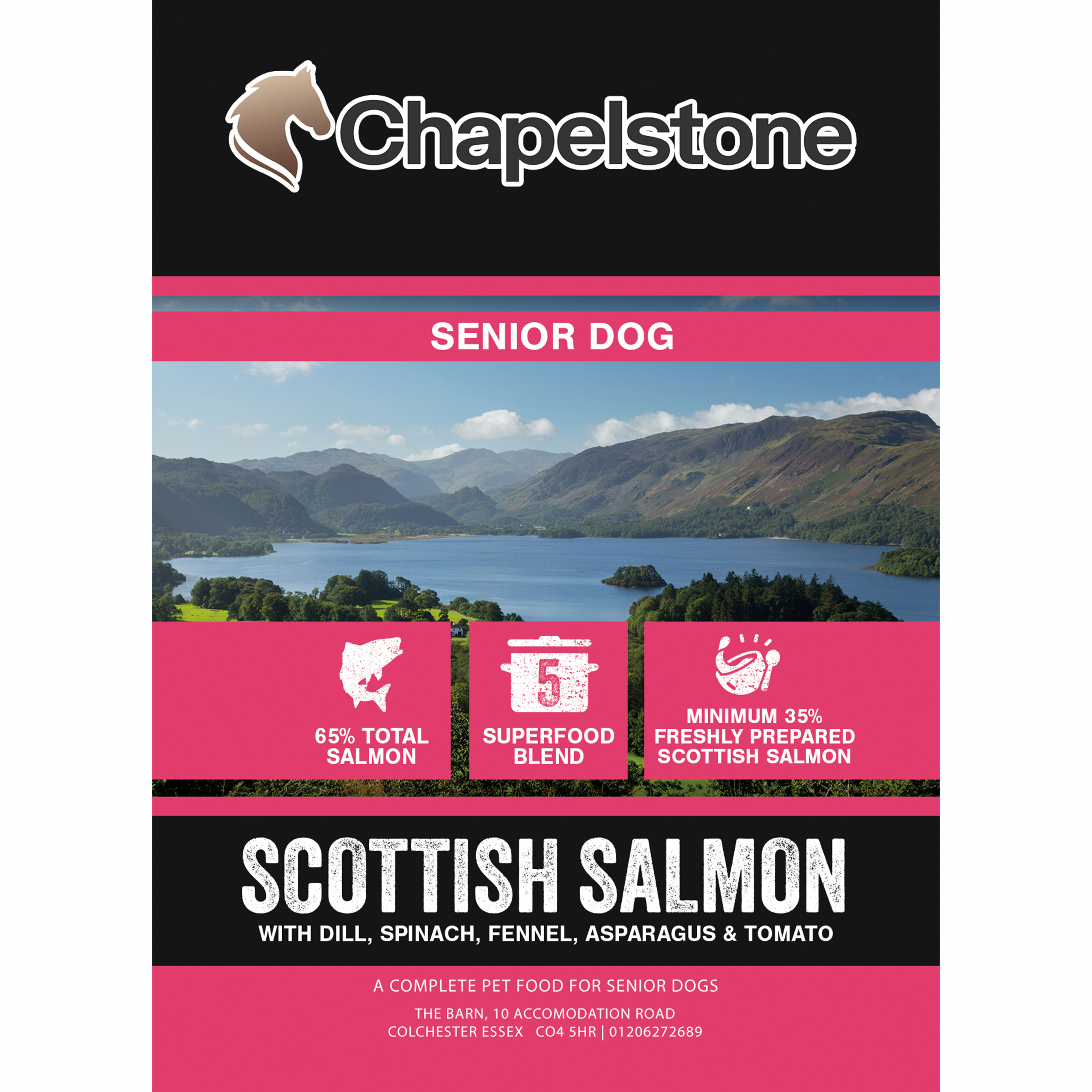 Chapelstone Dog Superfood - Scottish Salmon, Senior