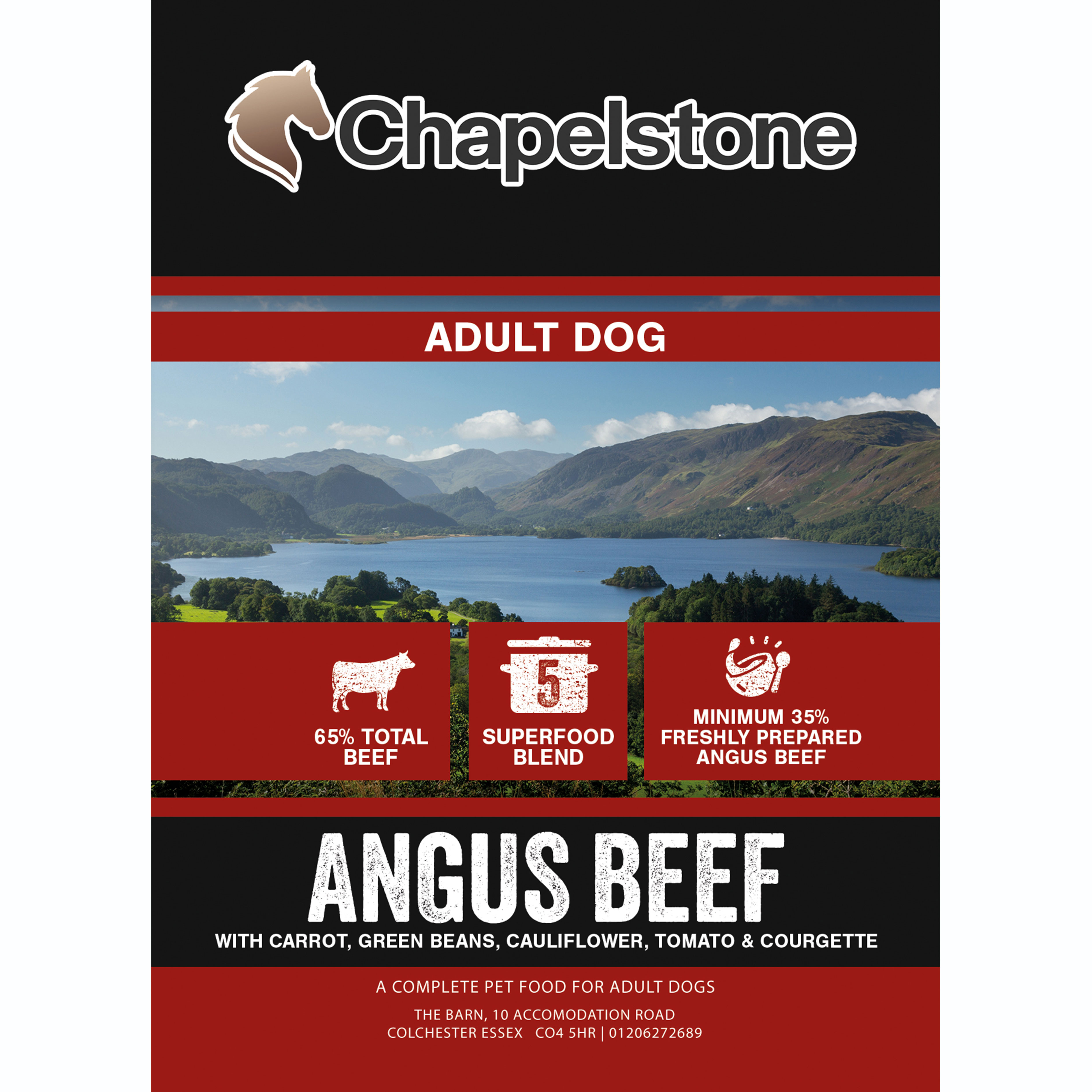 Chapelstone Dog Superfood - Angus Beef, Adult