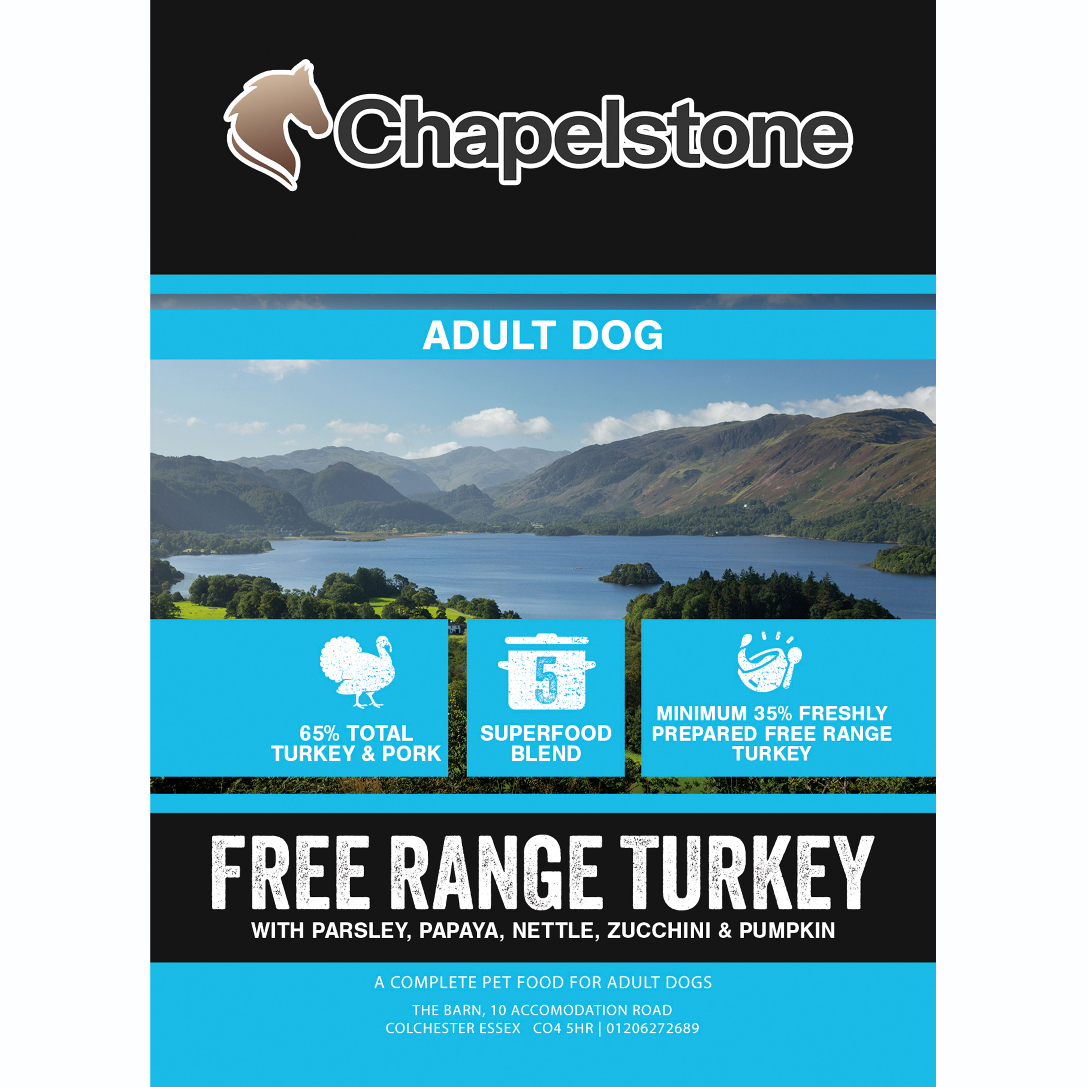 Chapelstone Dog Superfood - Free Range Turkey