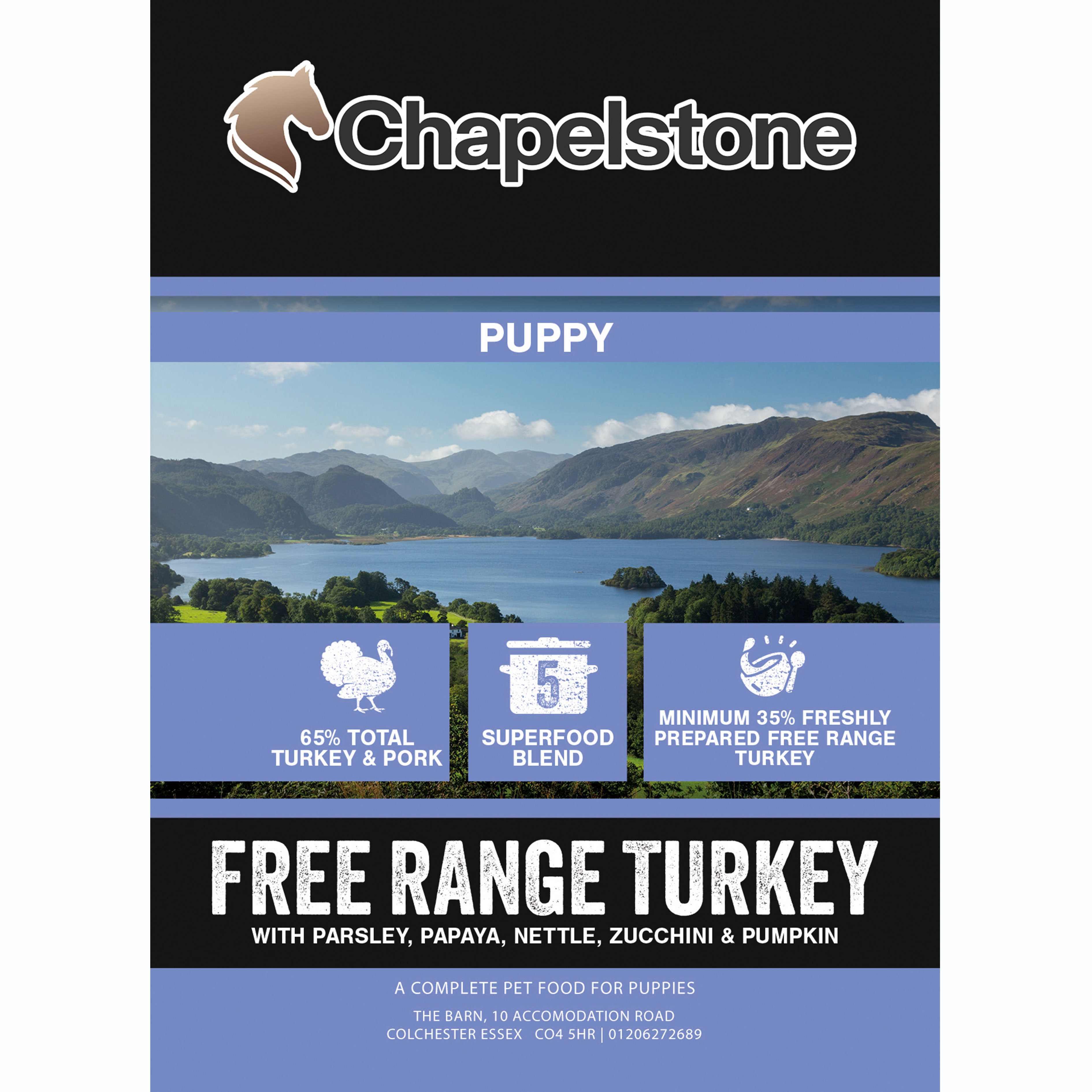 Chapelstone Dog Superfood - Free Range Turkey, Puppy